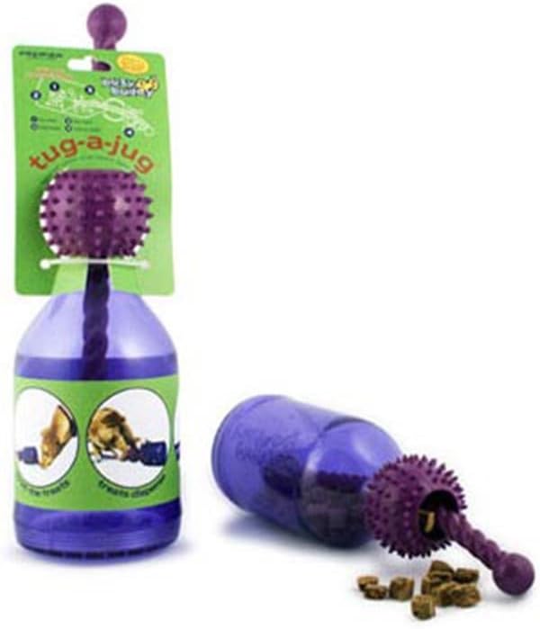 PetSafe Busy Buddy Tug-A-Jug treat-dispensing toy for interactive toys for dogs
