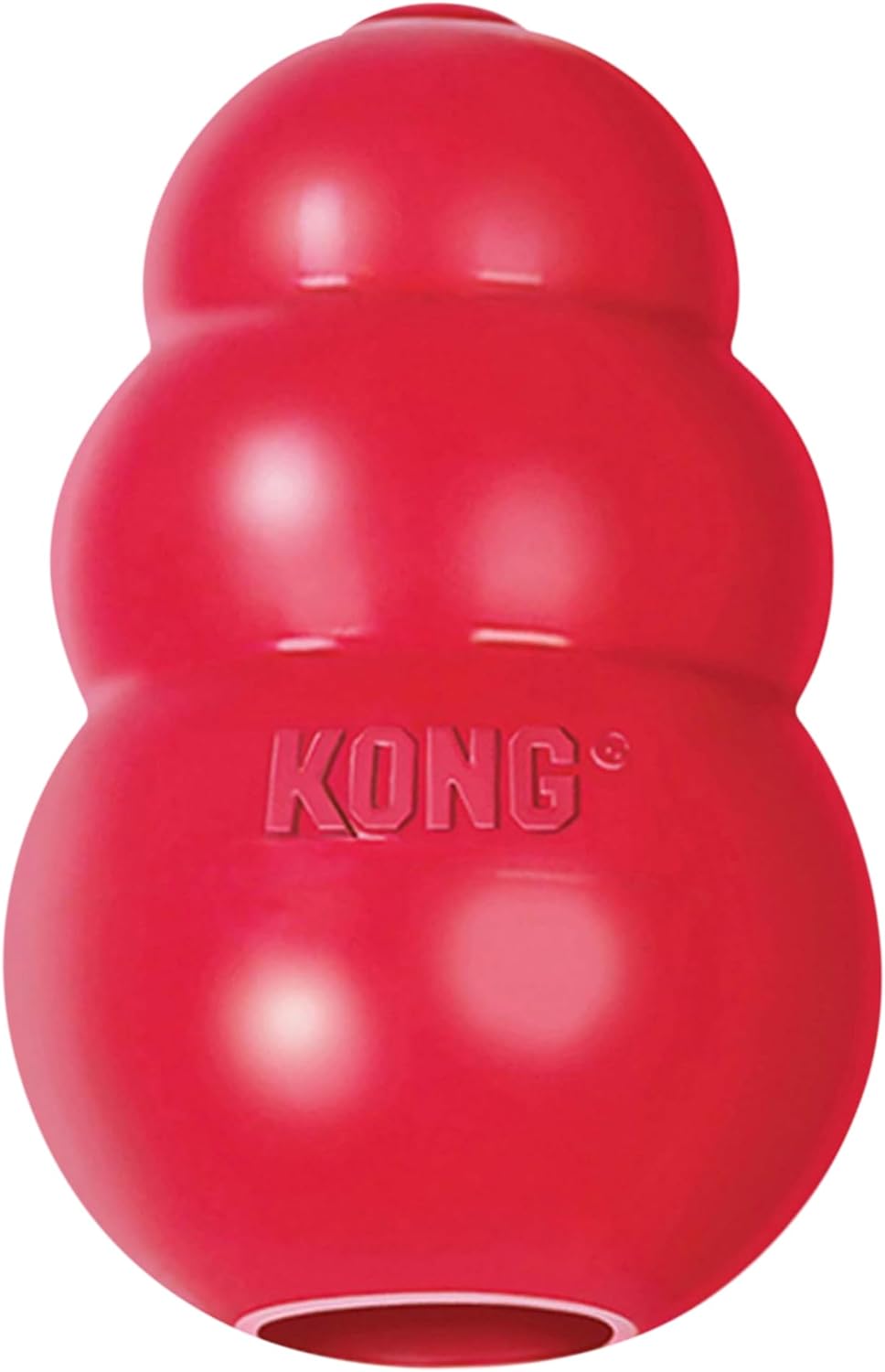 KONG Wobbler Treat Dispenser – durable slow feeder toy for interactive toys for dogs
