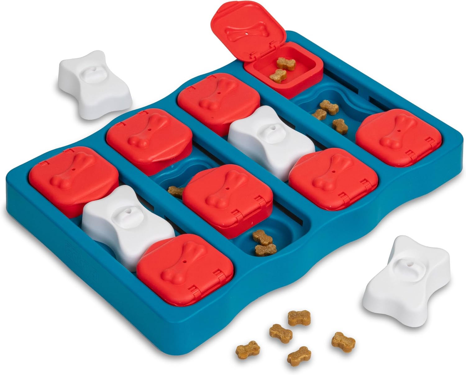 Outward Hound Nina Ottosson Brick Puzzle - durable puzzle dog toy for interactive toys for dogs